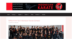 Desktop Screenshot of indonesiankarate.ch